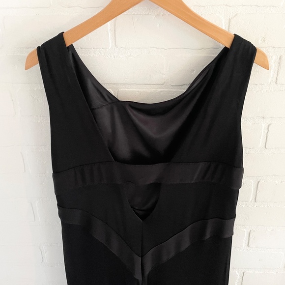 Joseph Tibkoff BLACK FULL LENGTH EVENING GOWN DRESS Formal  Whimsygoth Sz 14 - Picture 10 of 11